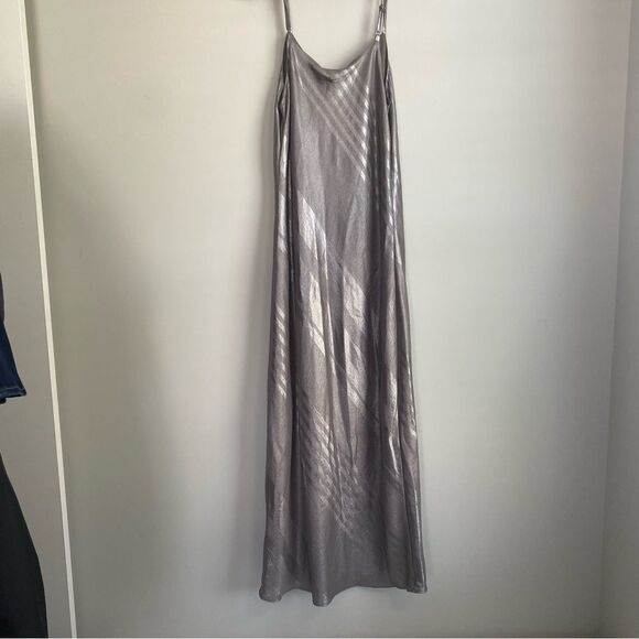 Current Air Bias Midi Metallic Slip Dress - Picture 2 of 8